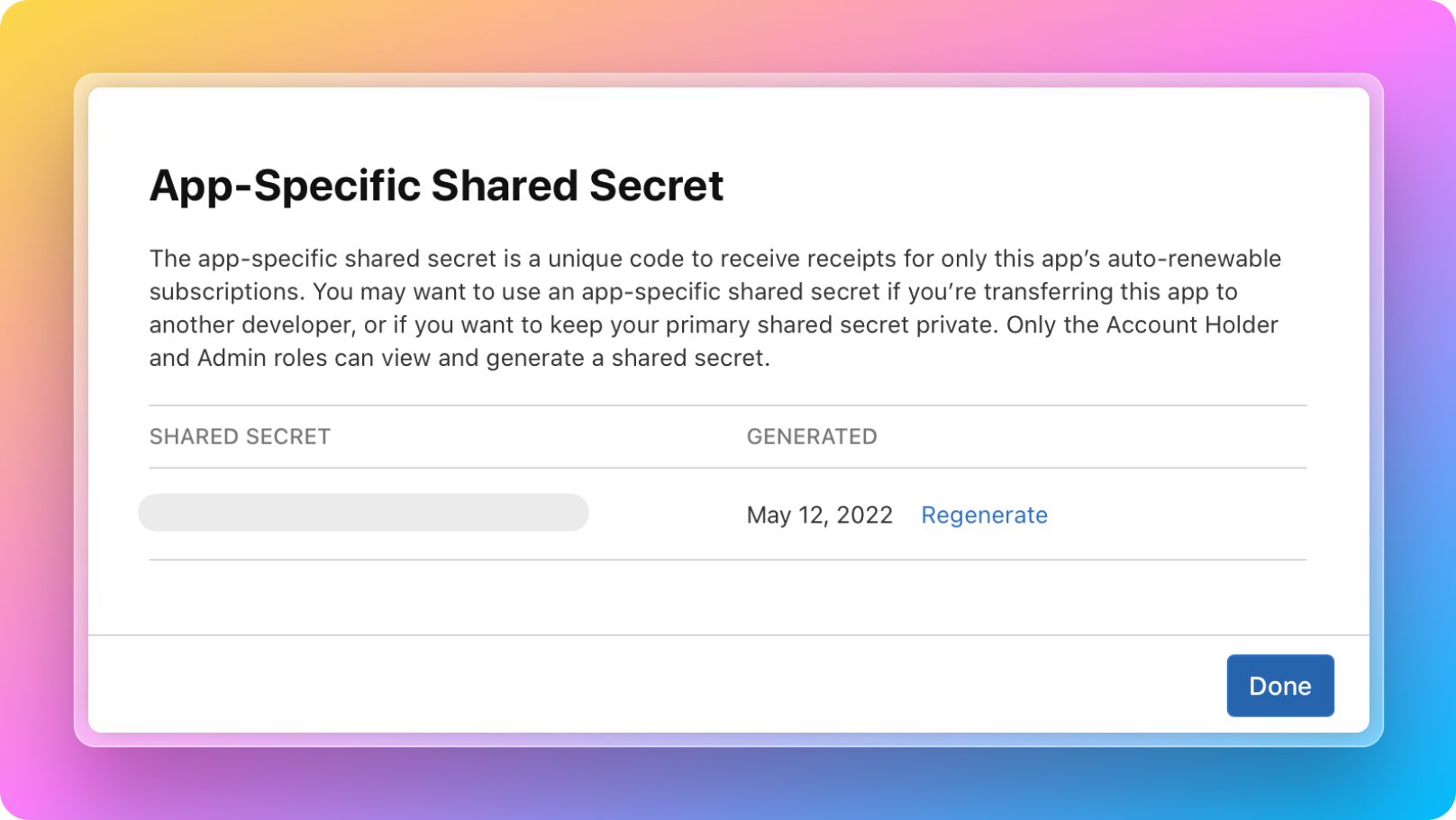 React Native Starter AI App-Spesific Shared Secret