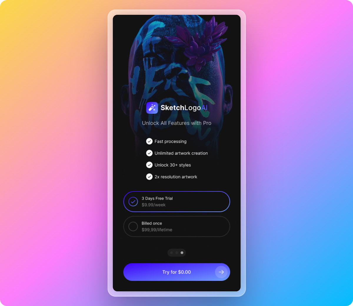 React Native Starter AI Subscription Paywall Screen