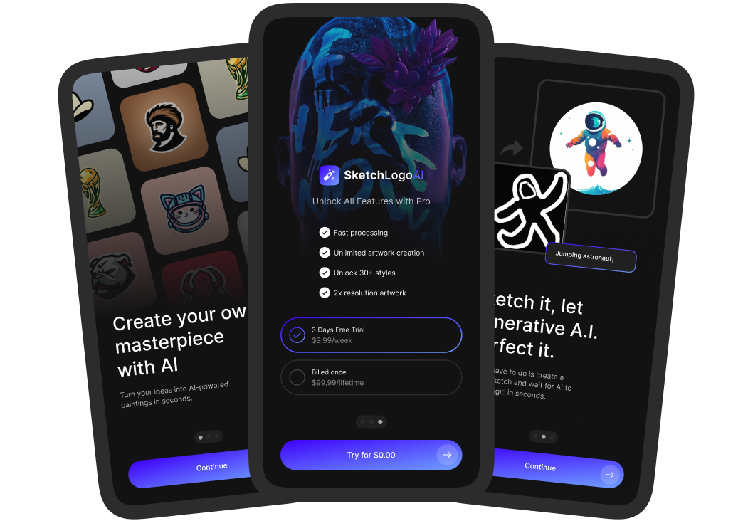 Onboarding Screens of React Native Starter AI